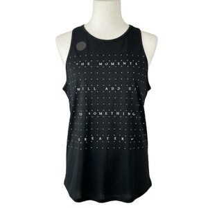 Nike Womens Training Tank Top AA8011-010 Black Dri-Fit Size Large LOT OF 2